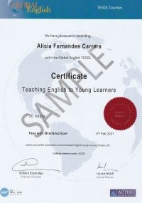 Certificate Teaching English to Young Learners